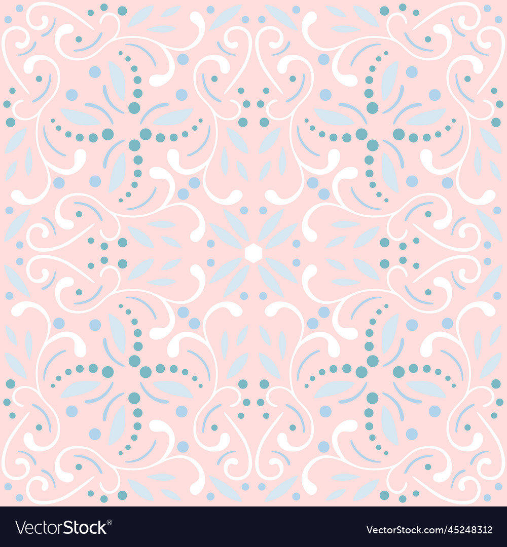 Abstract seamless pattern with openwork ornament vector image Abstract seamless pattern with openwork ornament