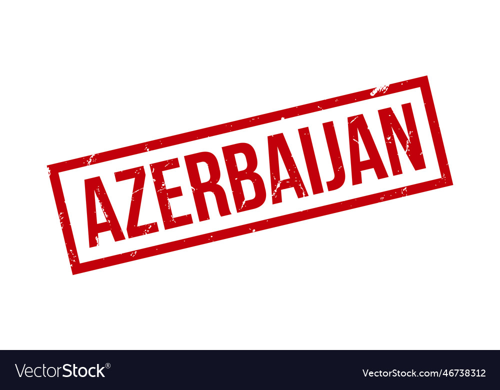 Azerbaijan rubber stamp seal