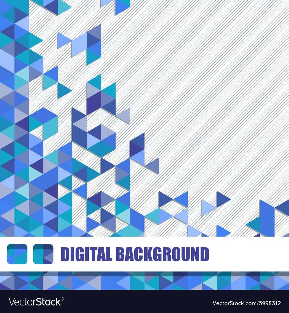 Background of different color triangles