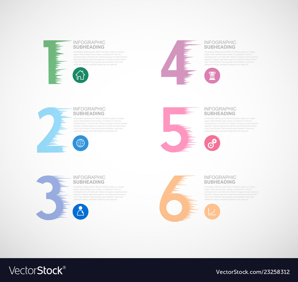 Background with step progress template place Vector Image