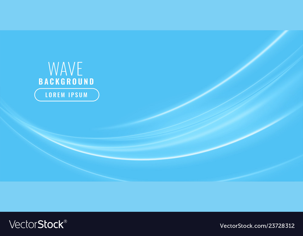 Blue wavy shiny business background