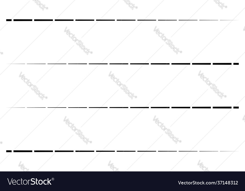 Dashed random straight parallel lines geometric Vector Image Dashed random straight parallel lines geometric