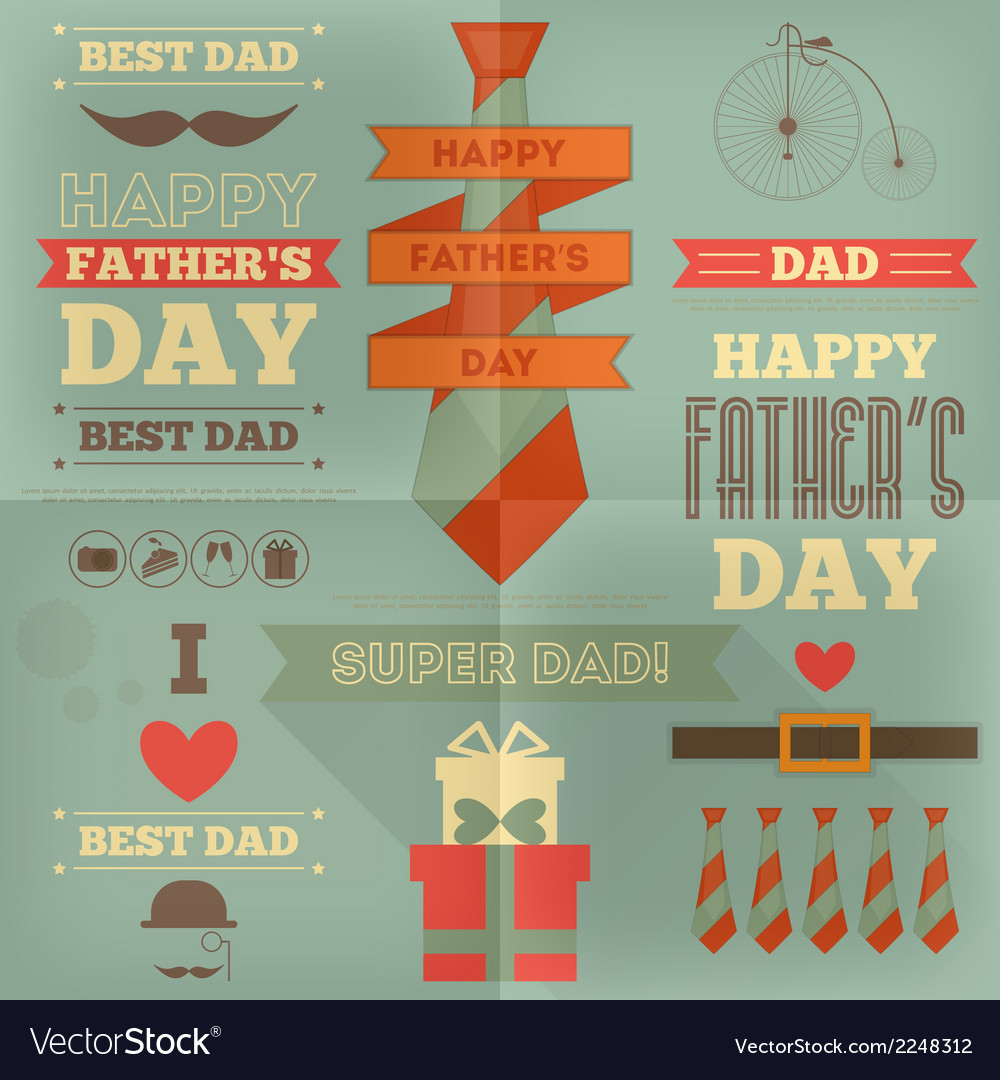 Fathers day placard Royalty Free Vector Image VectorStock Fathers day placard Royalty Free Vector Image VectorStock