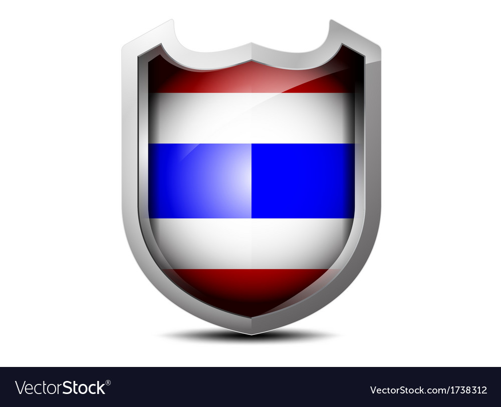 Flag of thailand Royalty Free Vector Image - VectorStock