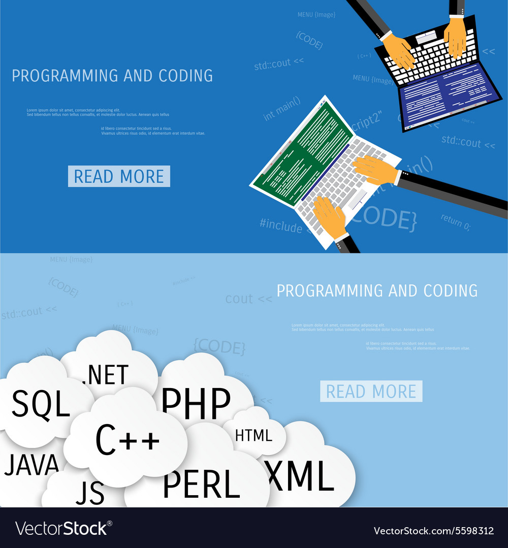 Flat concept of programming and coding