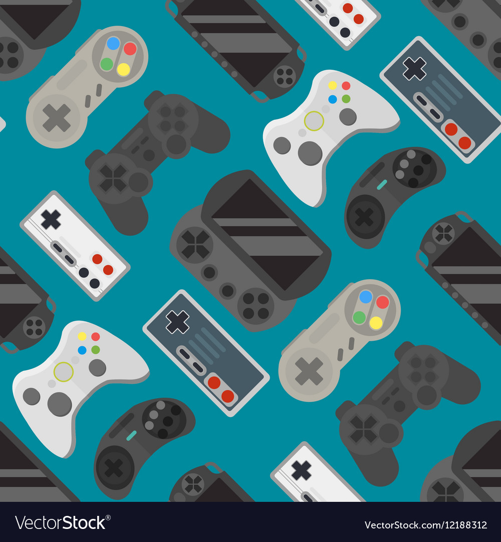 Gamepad Seamless Pattern