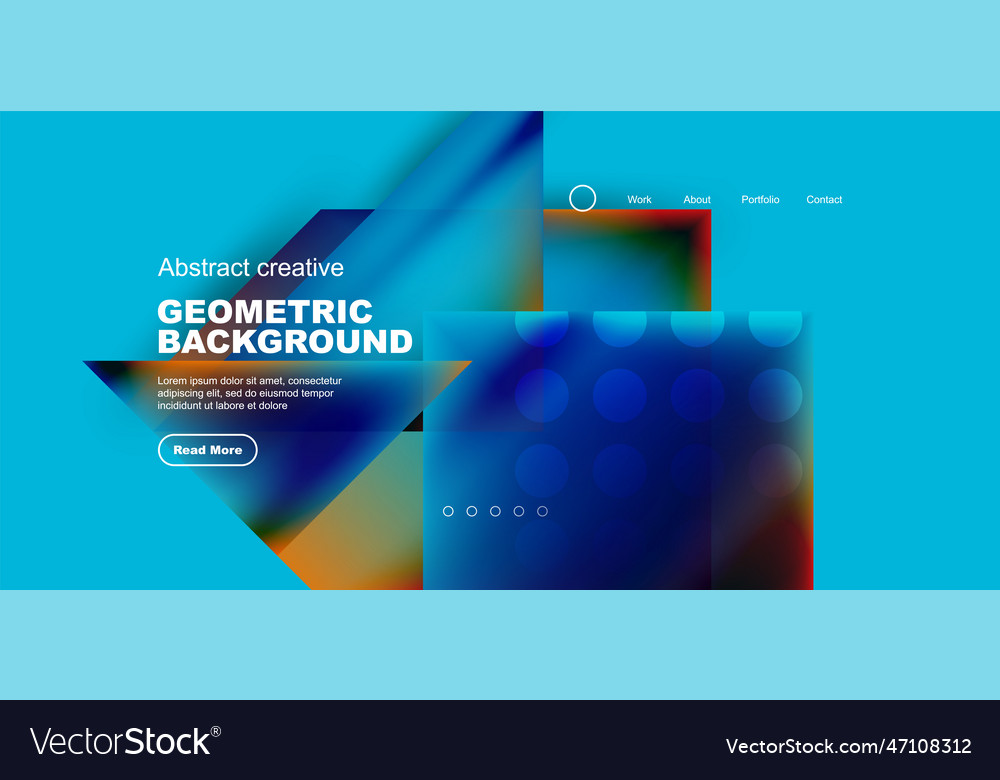 Geometric elements - squares and triangles