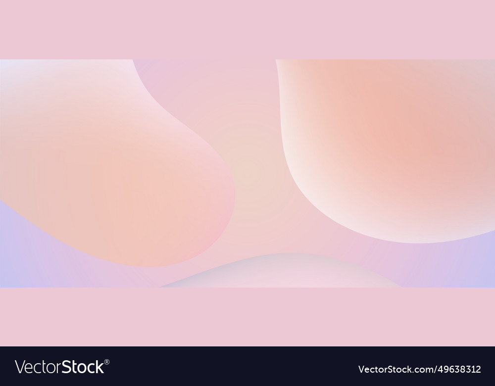 Gradient background with abstract volumetric