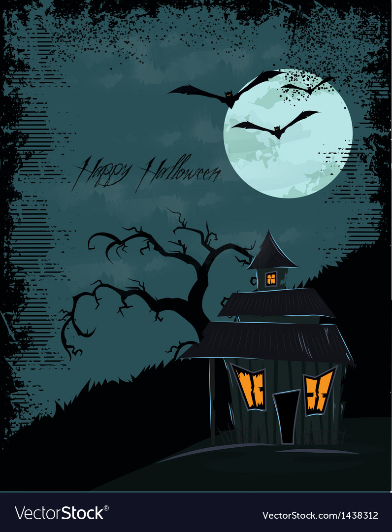 Halloween background Royalty Free Vector Image