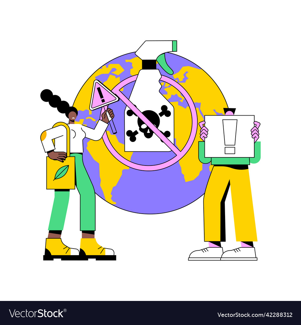 Herbicide ban abstract concept