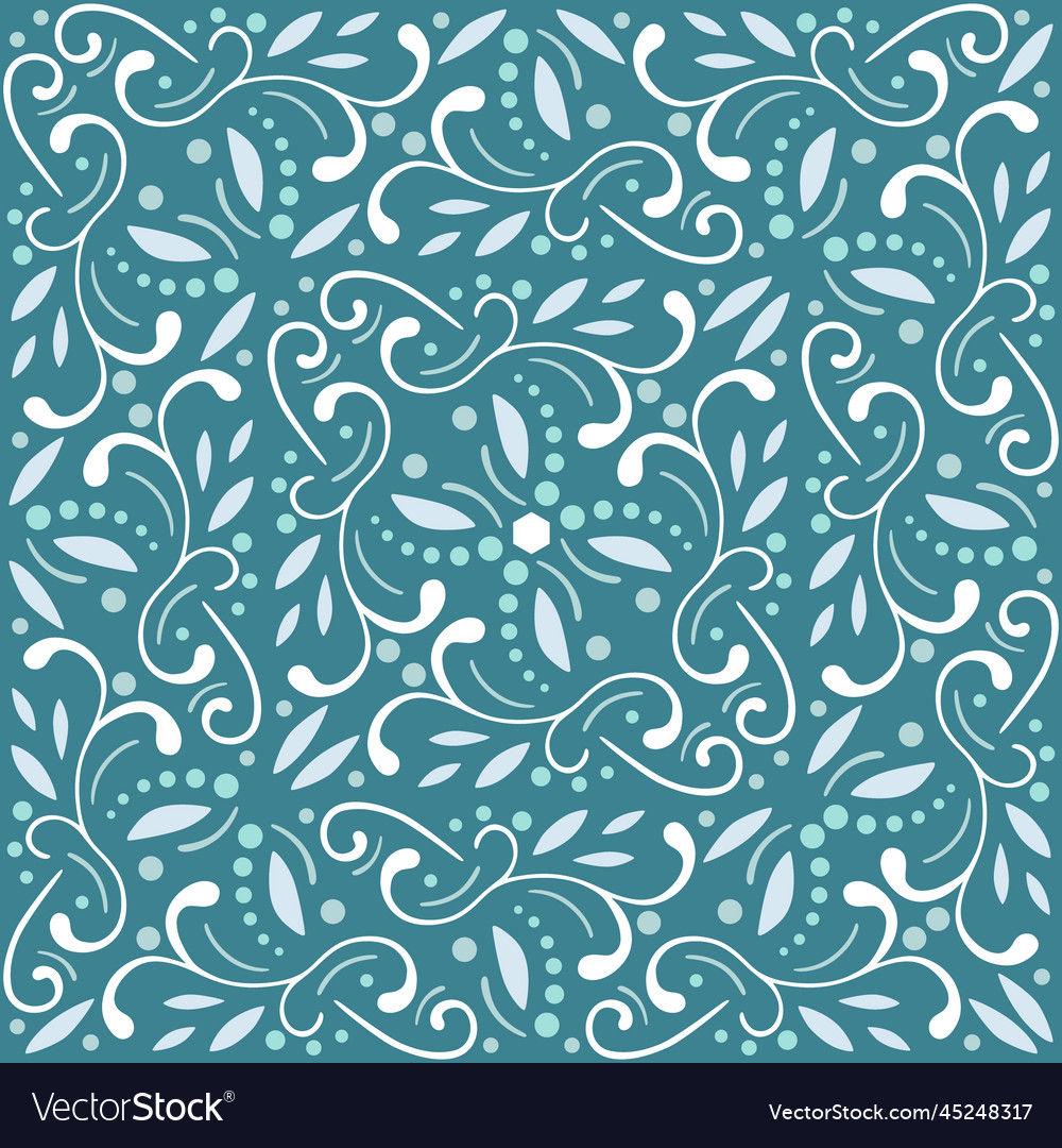 Abstract seamless pattern with openwork ornament vector image Abstract seamless pattern with openwork ornament