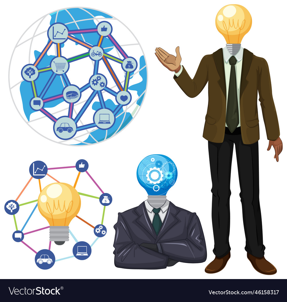 Light bulb in business concept