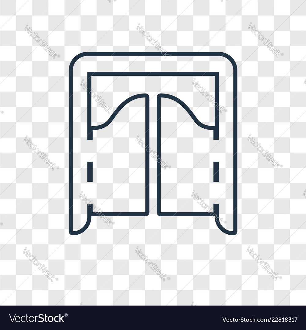 Linear icon isolated on transparent background