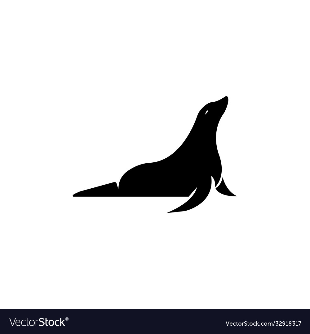 Sea lion schwarz design