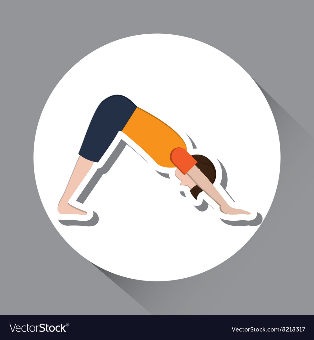 Yoga icon design