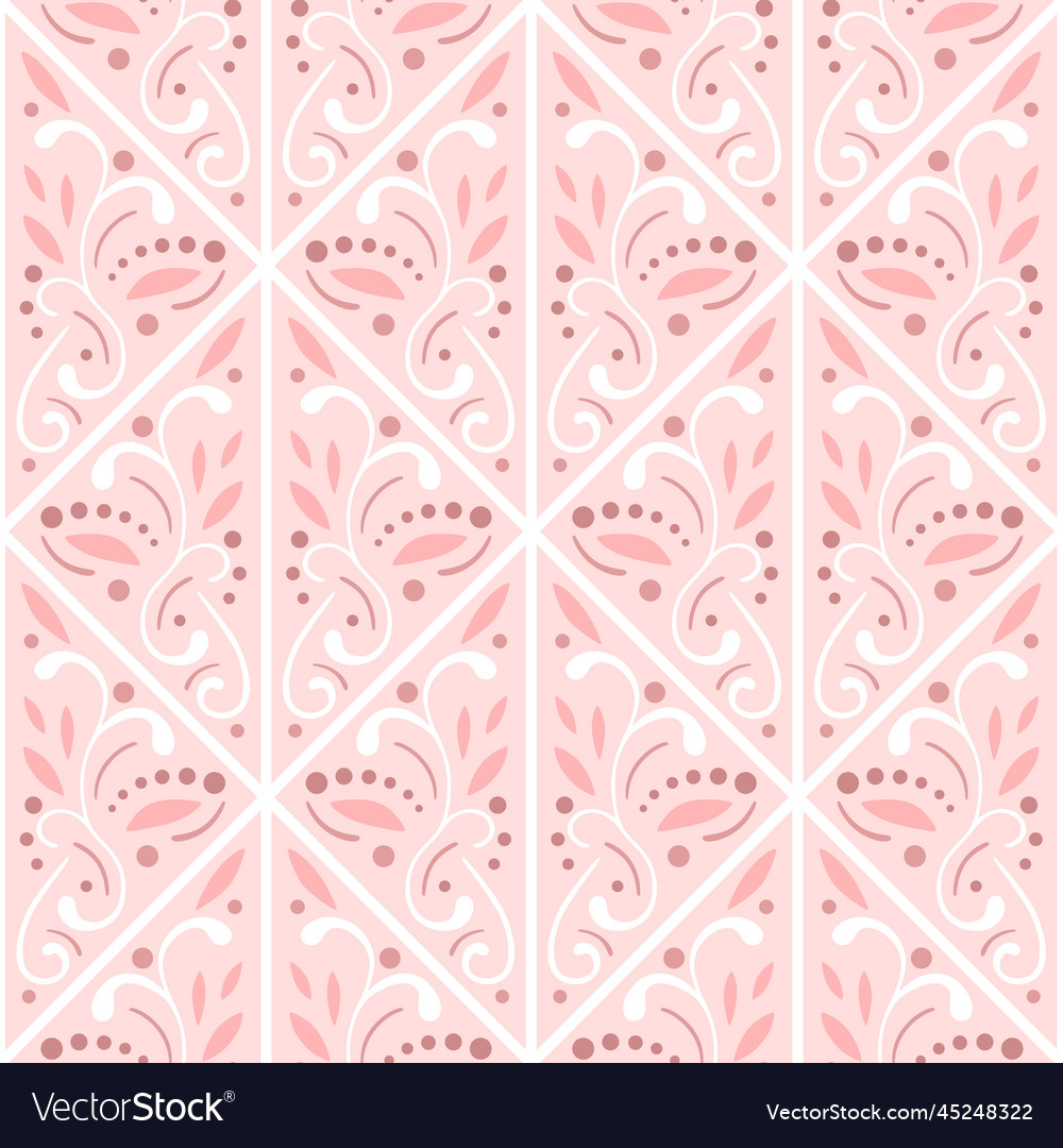 Abstract seamless pattern with openwork ornament vector image Abstract seamless pattern with openwork ornament