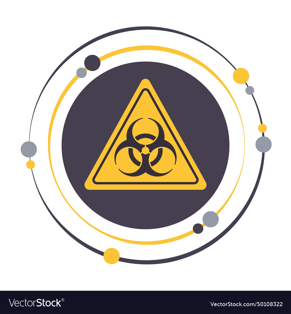 Biohazard caution icon