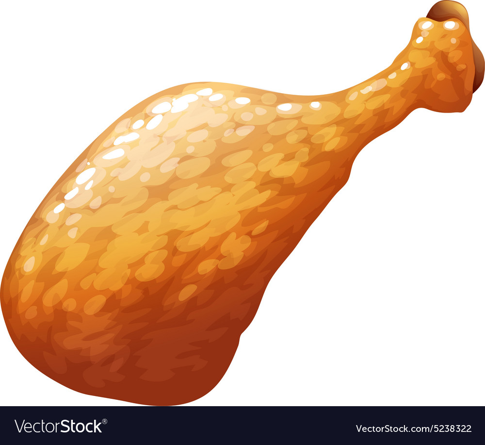 Drumstick chicken Royalty Free Vector Image - VectorStock