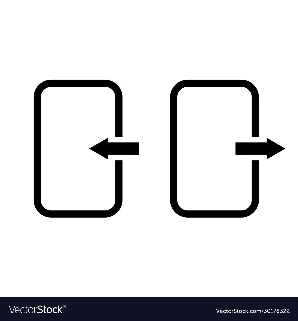 Exit icon logout and output outlet out symbol vector image Exit icon logout and output outlet out symbol