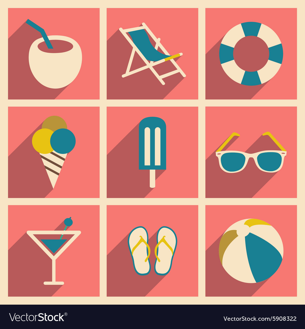 Flat with shadow concept and mobile application