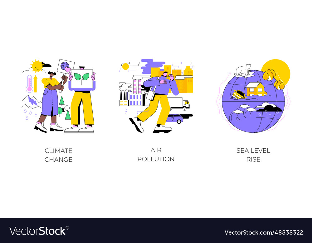 Greenhouse effect abstract concept