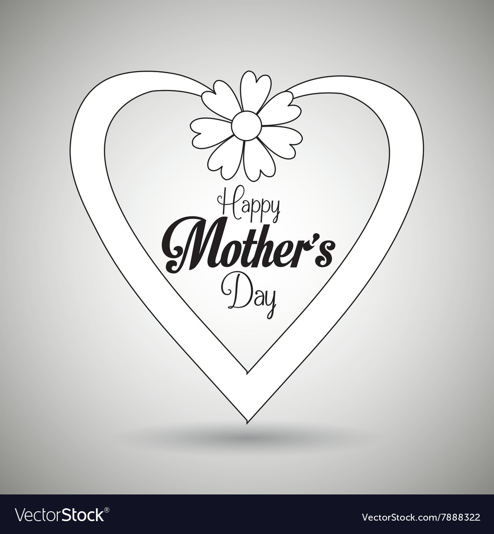 Happy mothers day design