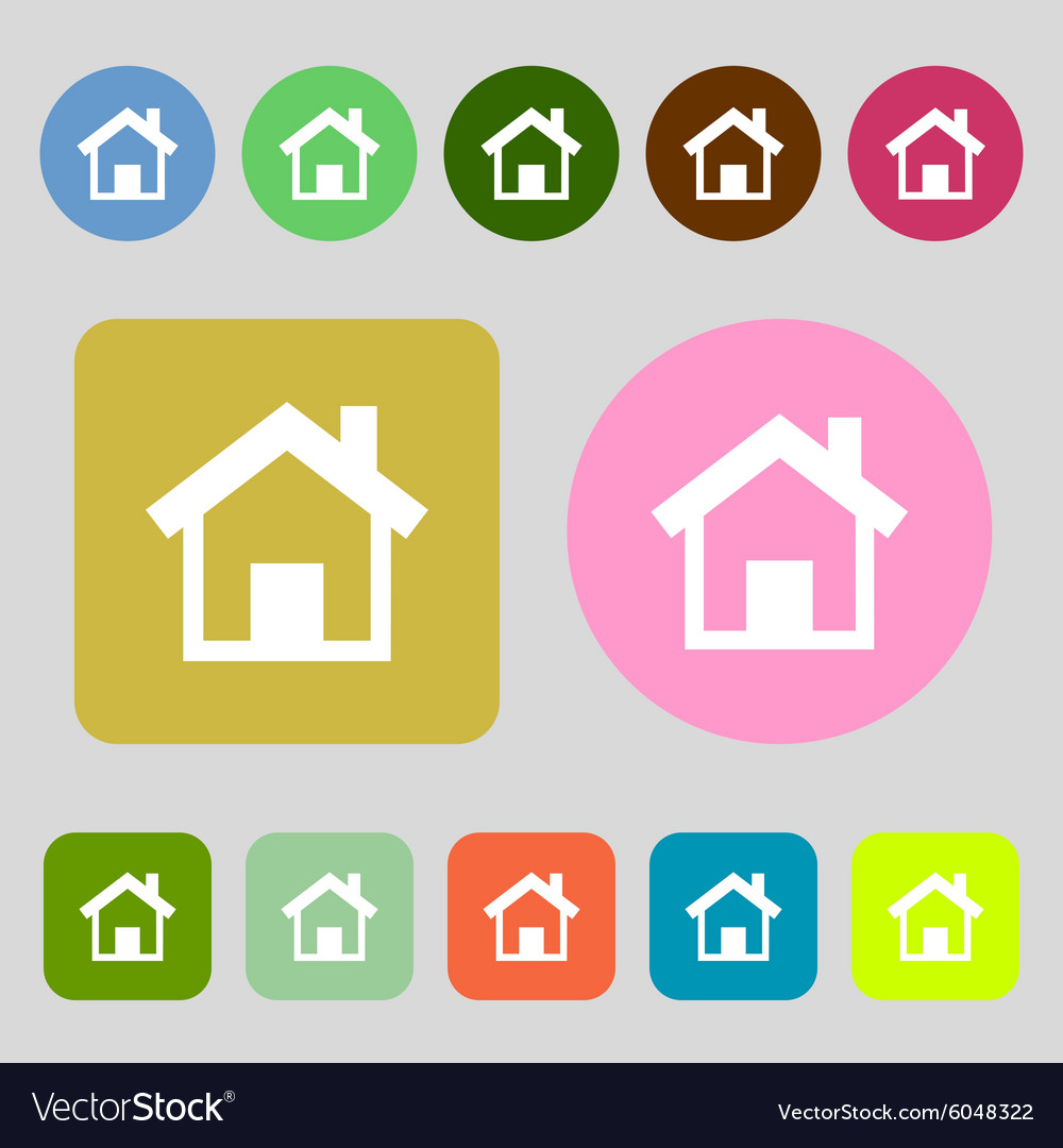 Home sign icon main page button navigation symbol