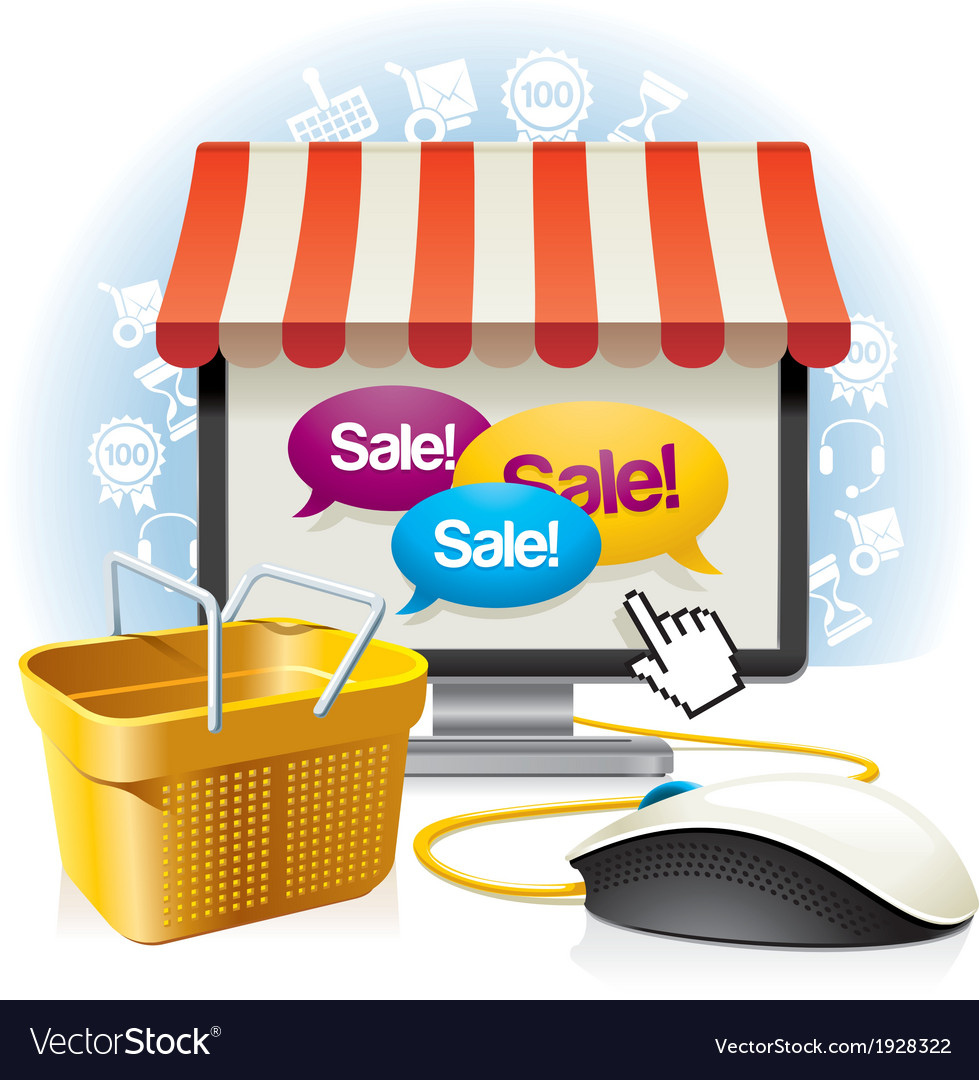 Shop Royalty Free Vector Image VectorStock