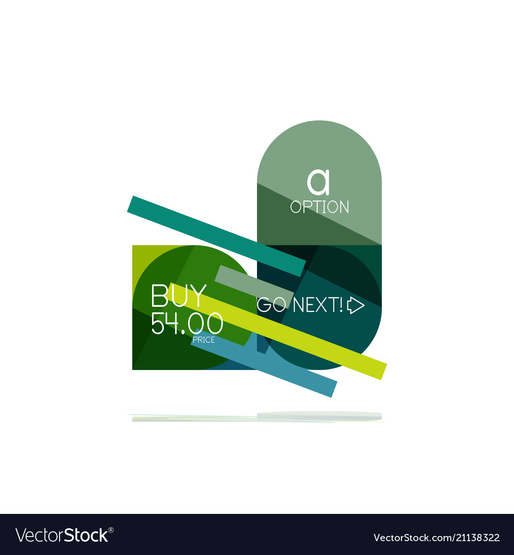 Minimal flat clean abstract option step vector image Minimal flat clean abstract option step