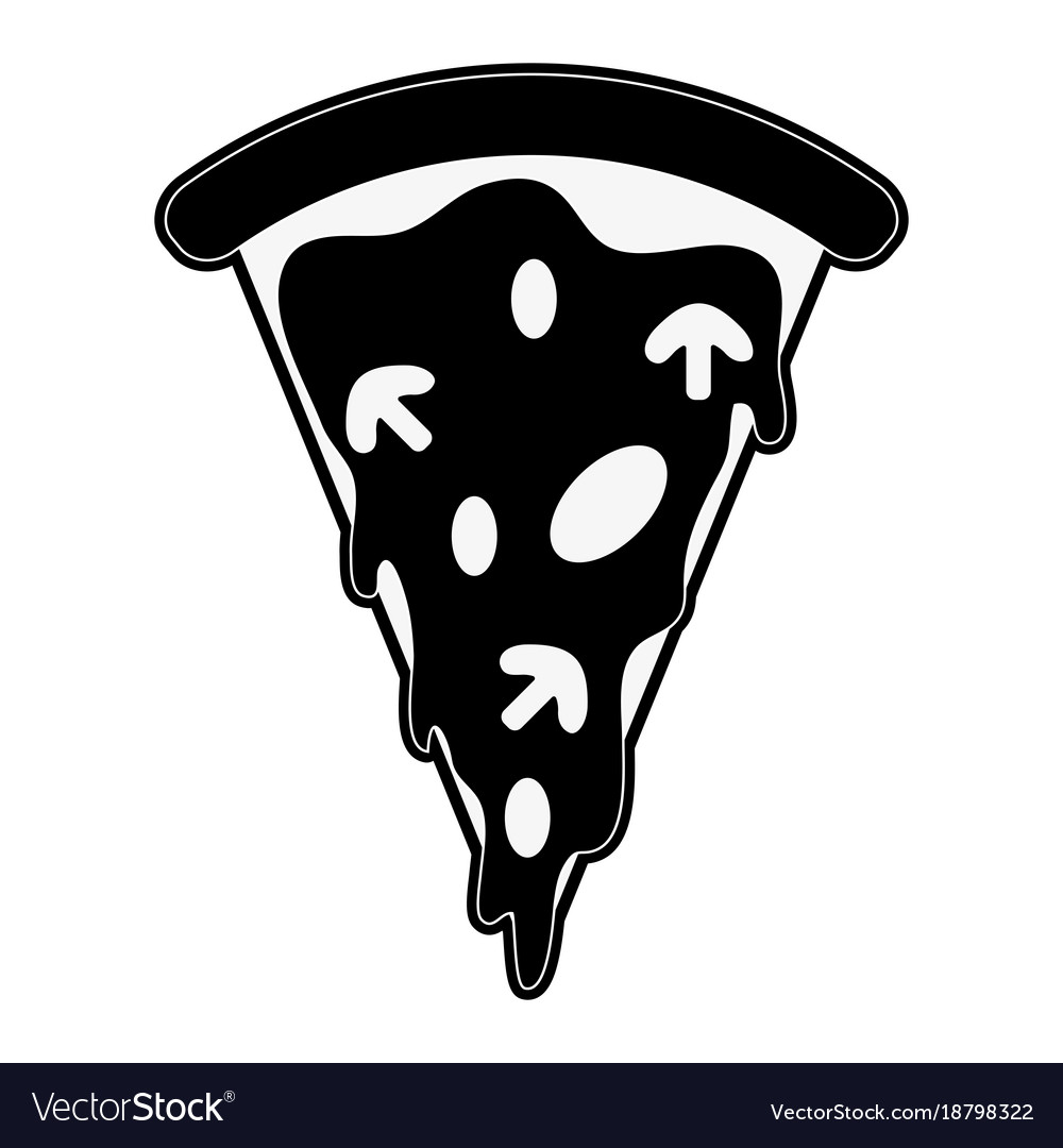 Pizza italian food Royalty Free Vector Image - VectorStock