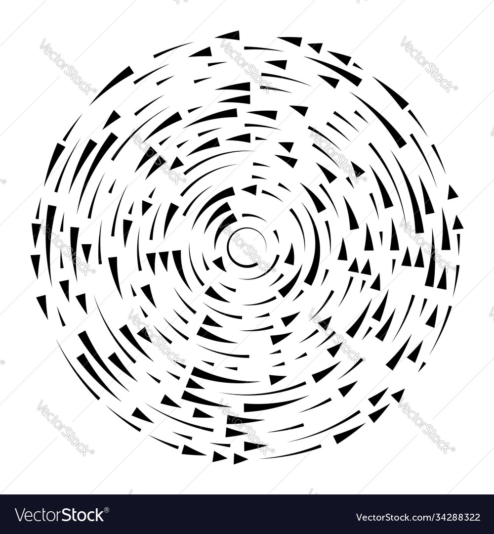 Radial radiating lines abstract burst element vector image Radial radiating lines abstract burst element