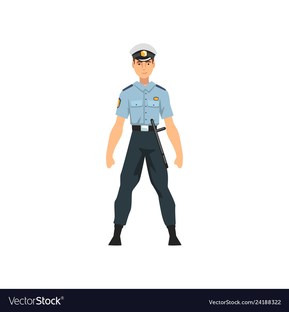 Security police officer professional policeman