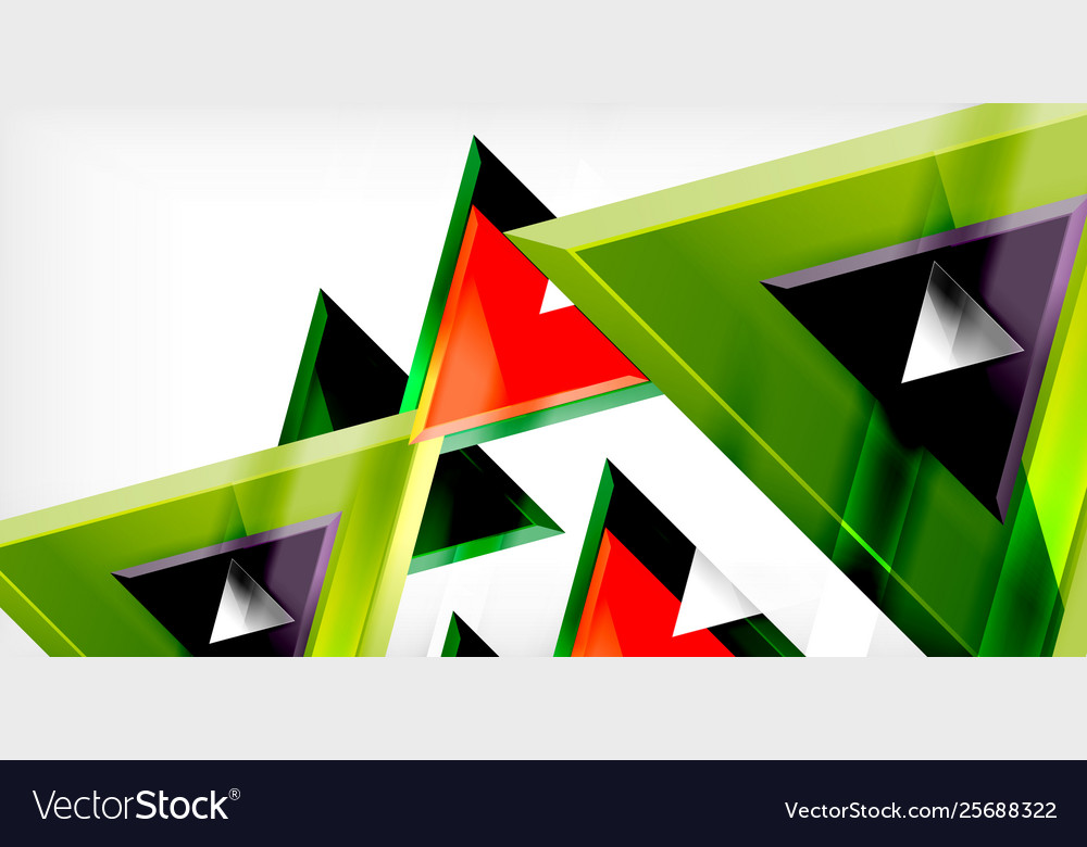 Triangle abstract background Vector Image Triangle abstract background