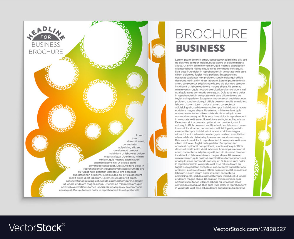 Abstract layout background set for art