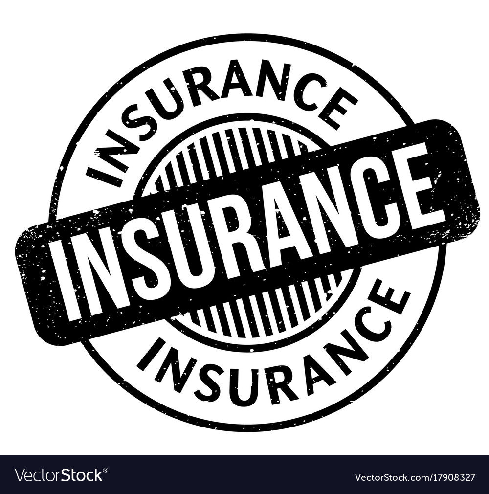 Insurance rubber stamp Royalty Free Vector Image