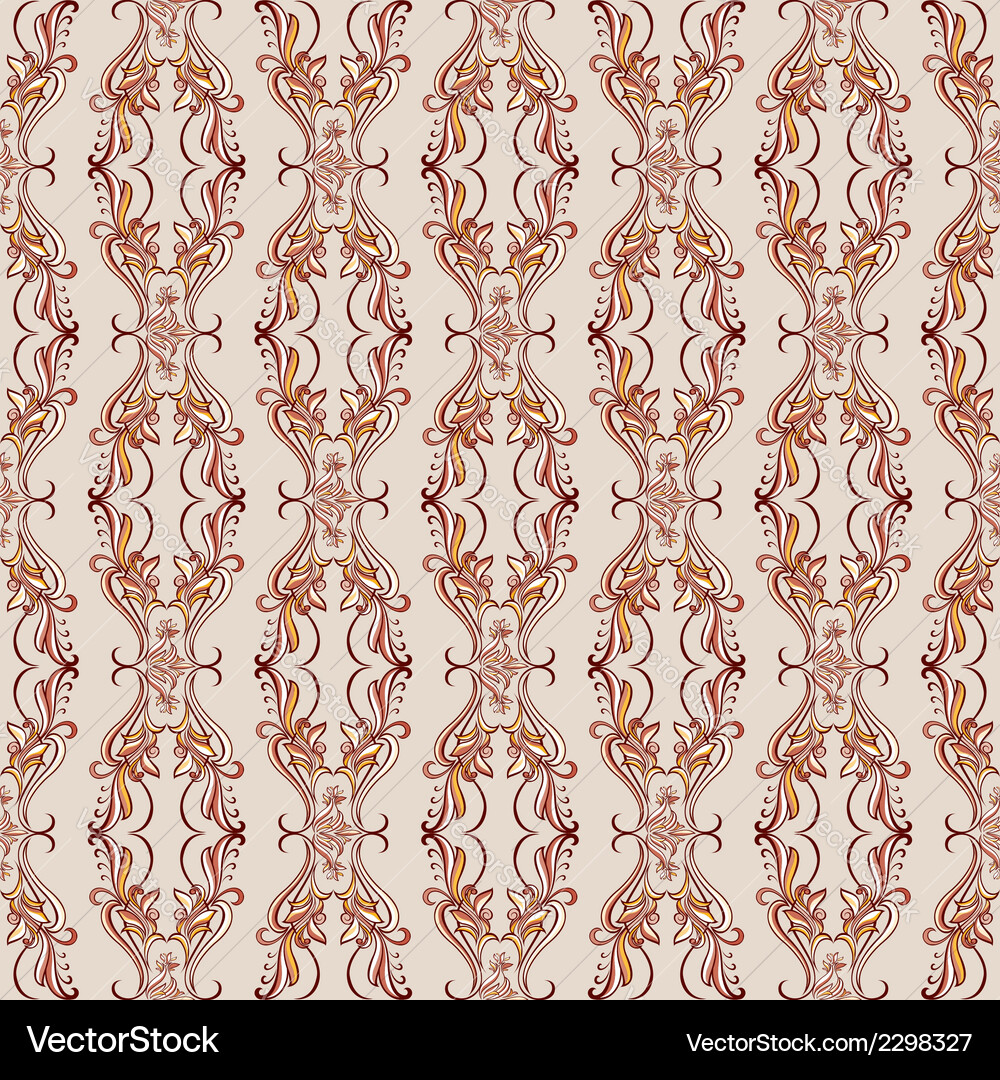 Seamless floral pattern Royalty Free Vector Image