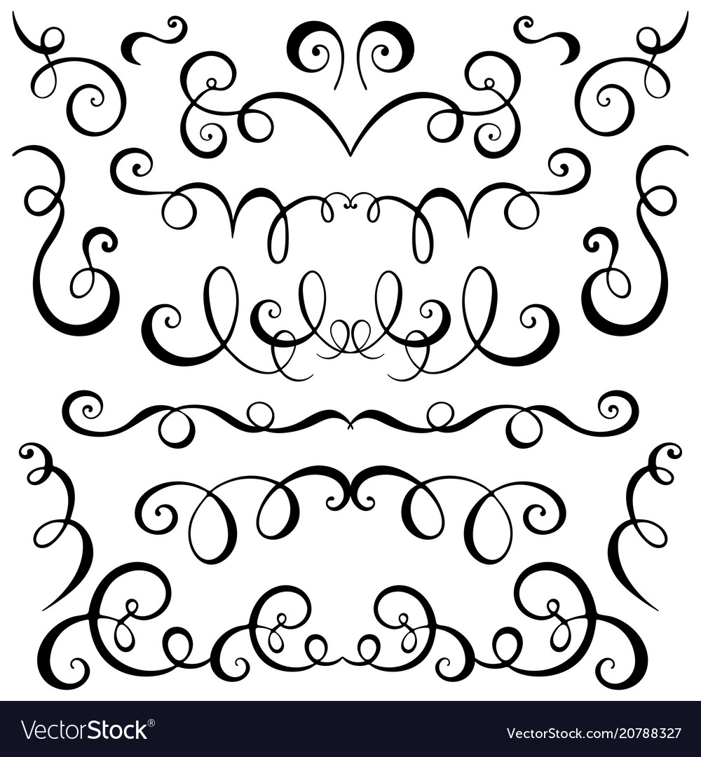 Vintage Curlicues & Swirls