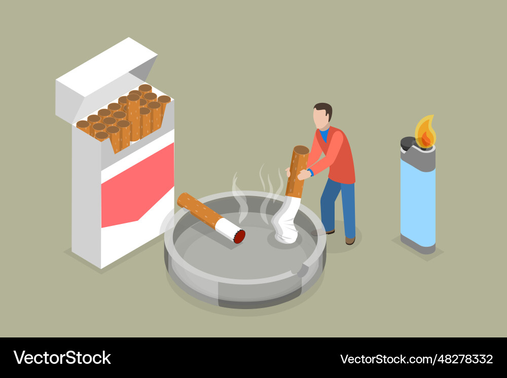 3d isometric flat conceptual Royalty Free Vector Image