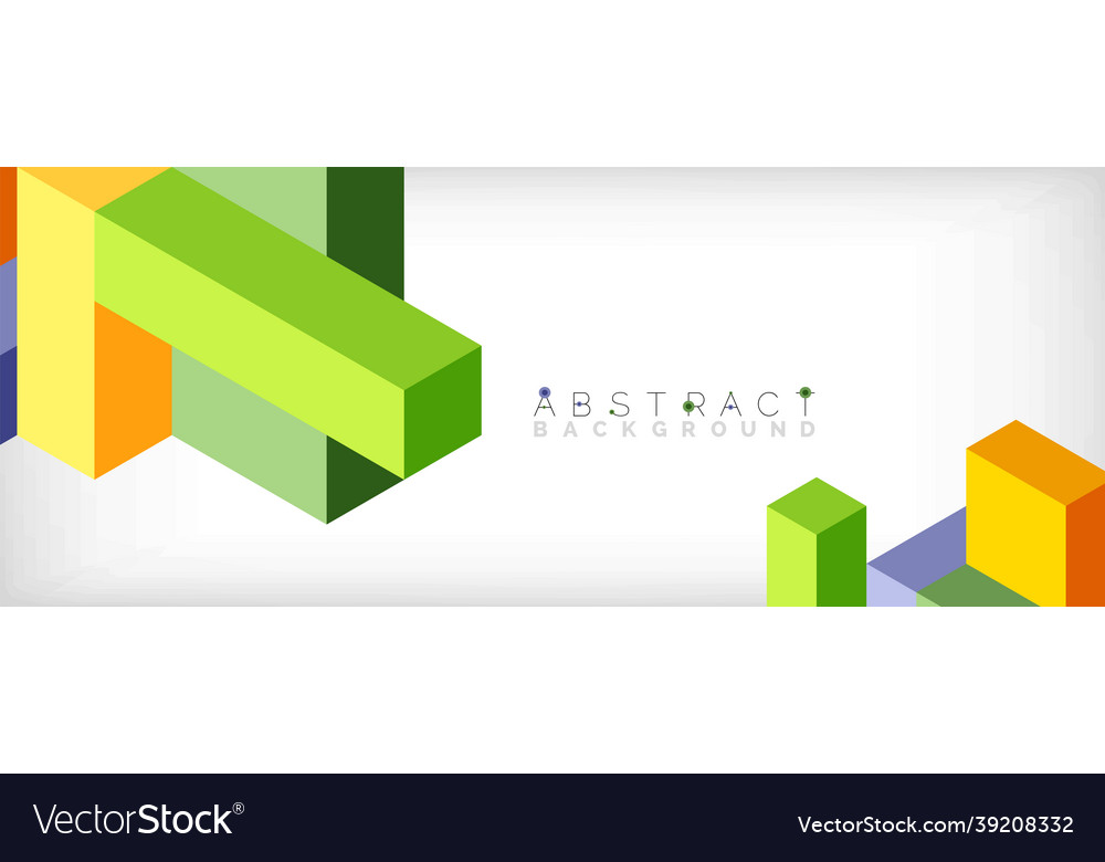 Abstract background 3d cubes cubic elements
