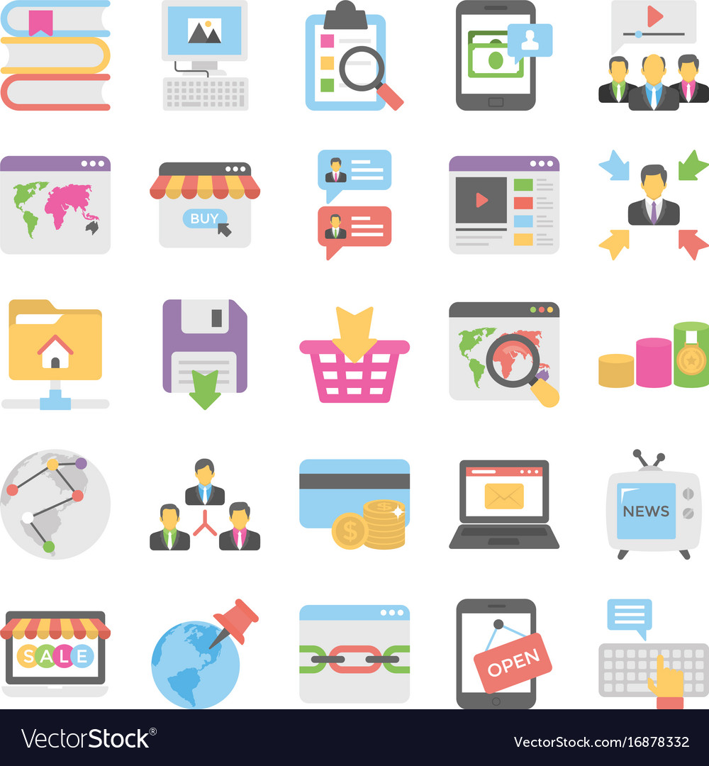 Digital Marketing Icon Set