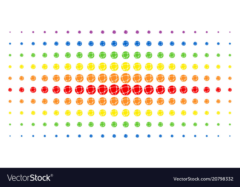 Network spectral halftone array