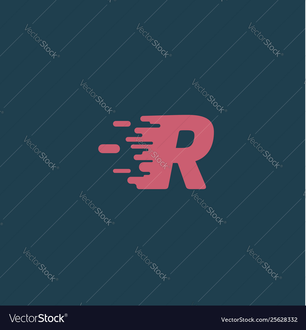 Rush character from a typeset vector image Rush character from a typeset