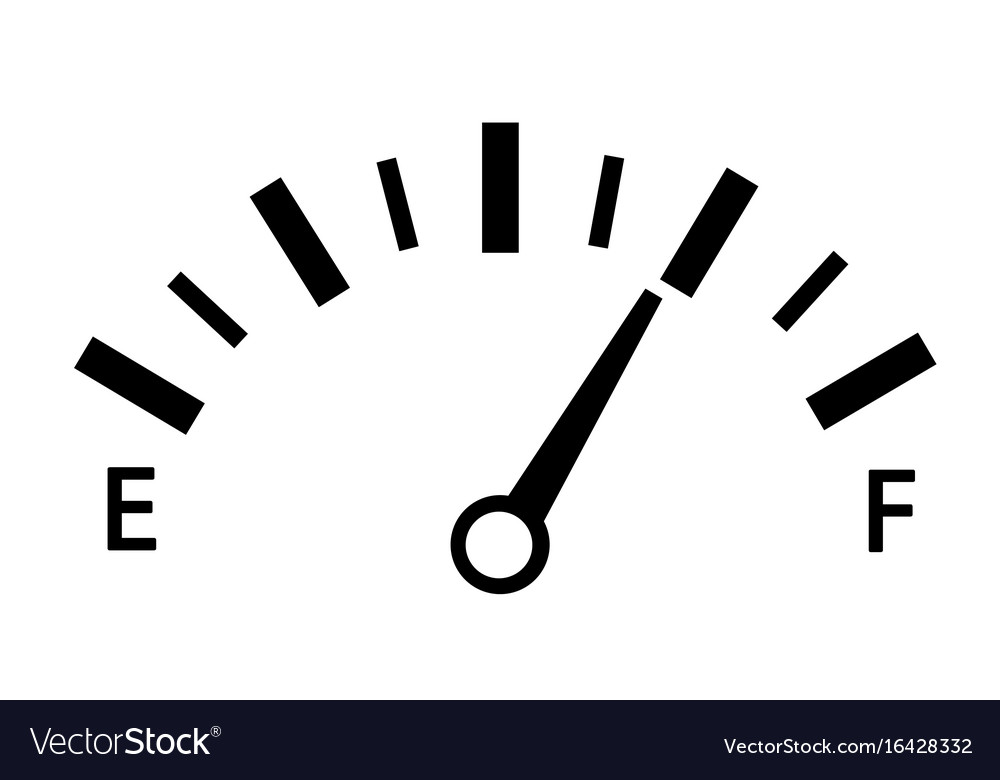 Speedometer abstract symbol of speed
