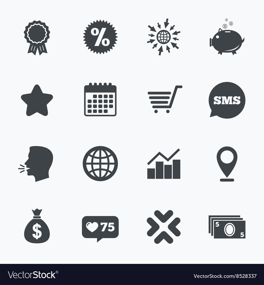 Online-Shopping E-Commerce und Business-Icons