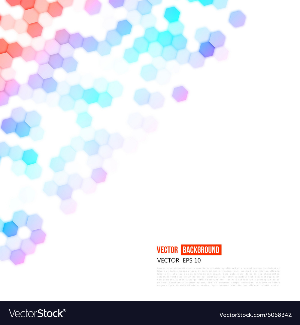 Abstract 3d hexagonal