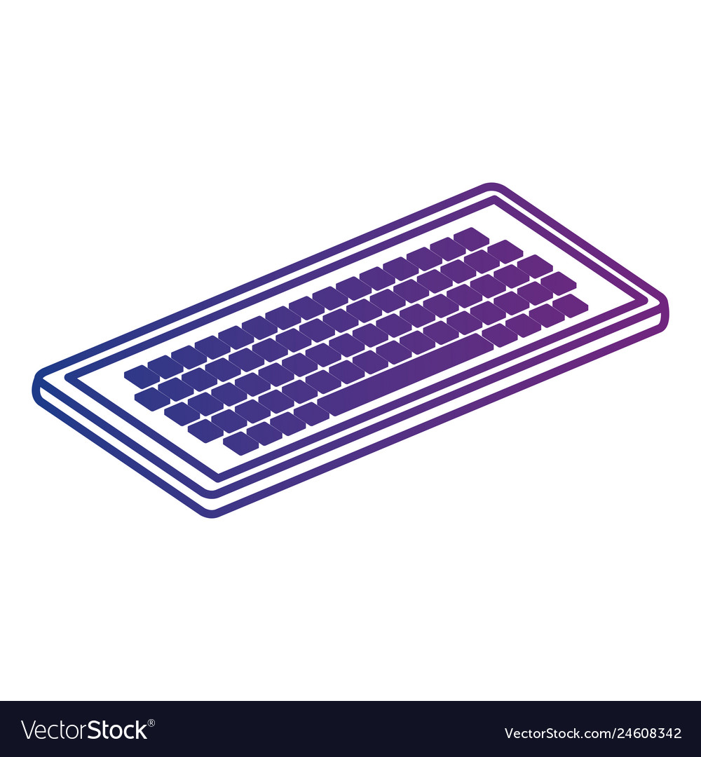 Computertastatur isometrisches Symbol