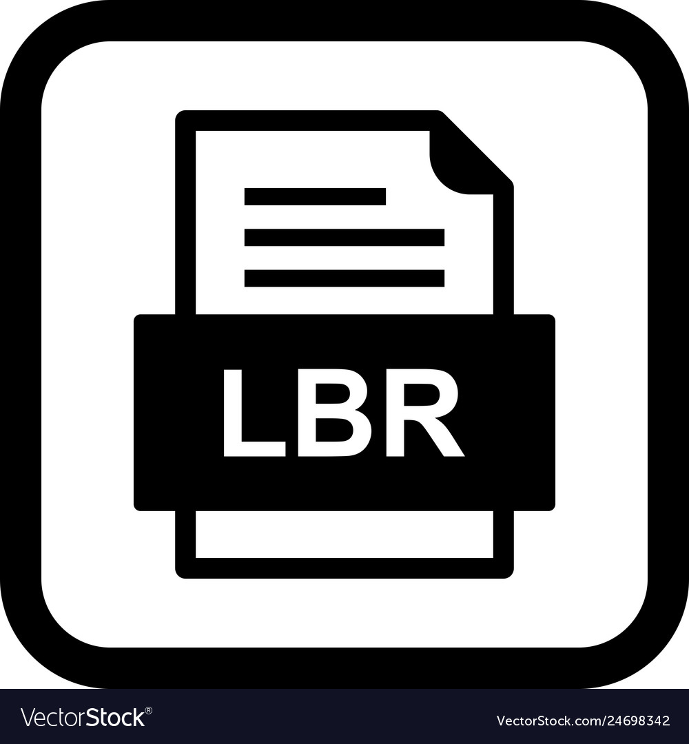 Lbr file document icon
