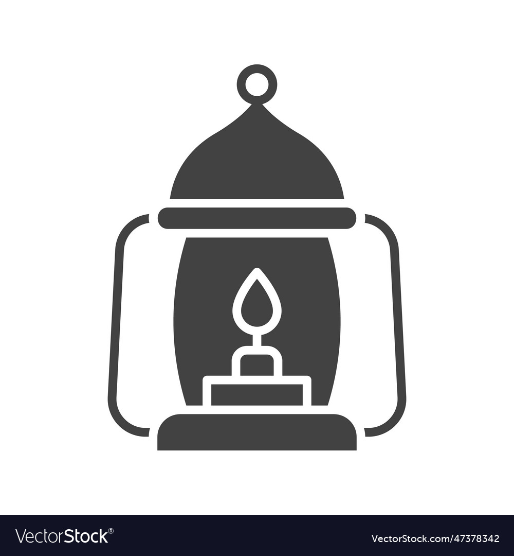 Oil lamp icon image Royalty Free Vector Image - VectorStock