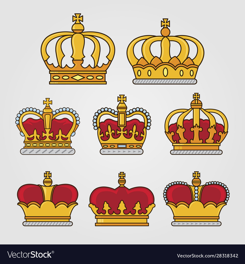 Royal crown jewelry decoration set