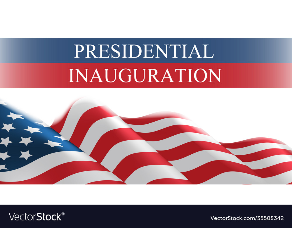 Usa presidential inauguration day celebration vector image Usa presidential inauguration day celebration